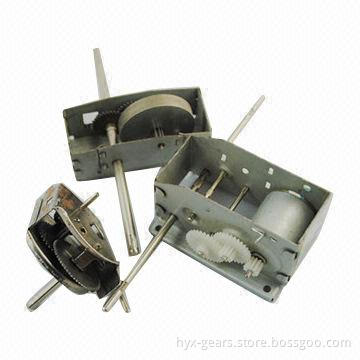 Small Toy Plastic/Metal Gearbox Motor, OEM Orders are Welcome